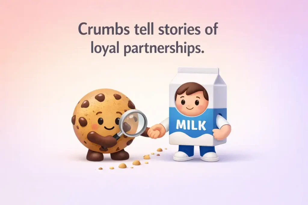 Bedtime Cookie And Glass Humor