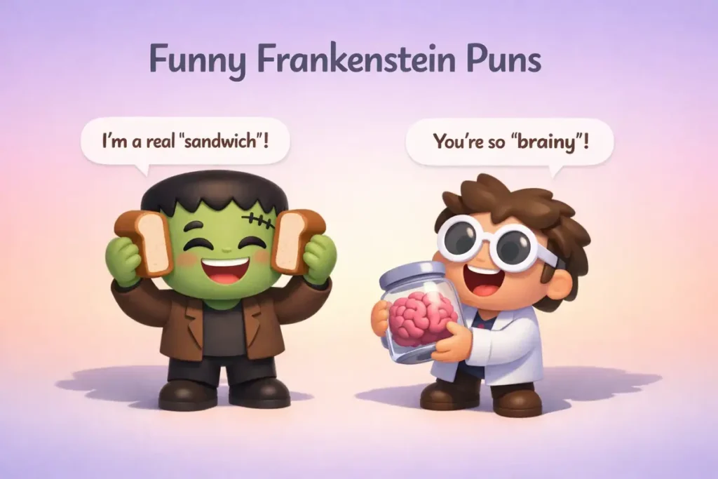 Frankenstein Movie Puns For Film Lovers