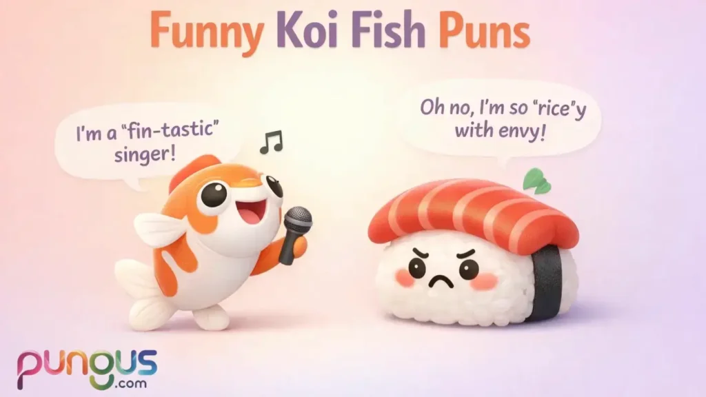 Koi Fish Puns