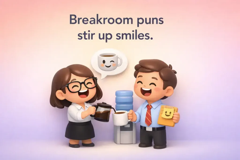 Office gossip and watercooler humor