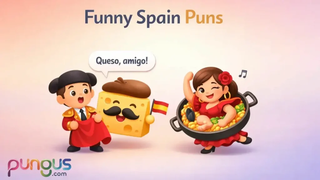 Spain Puns