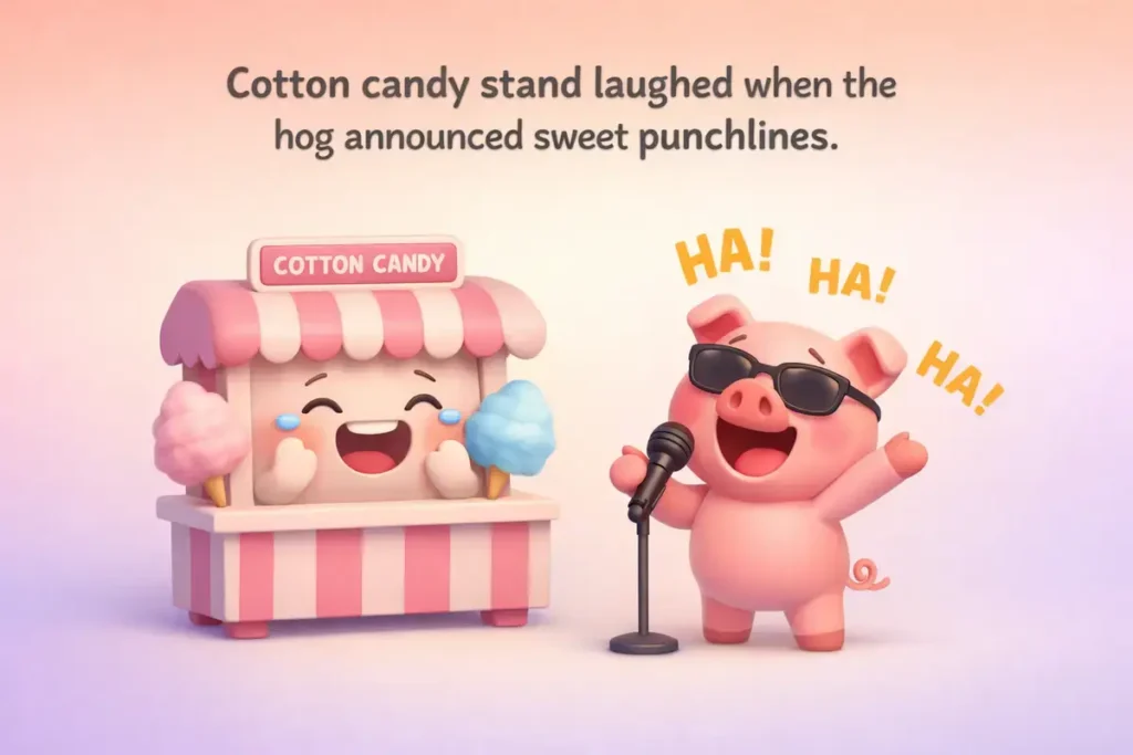 Country fair jokes that steal the spotlight