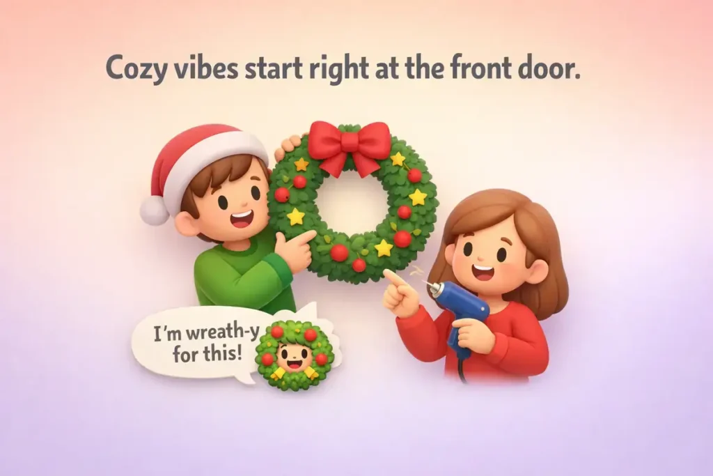 Funny wreath puns to start smiling