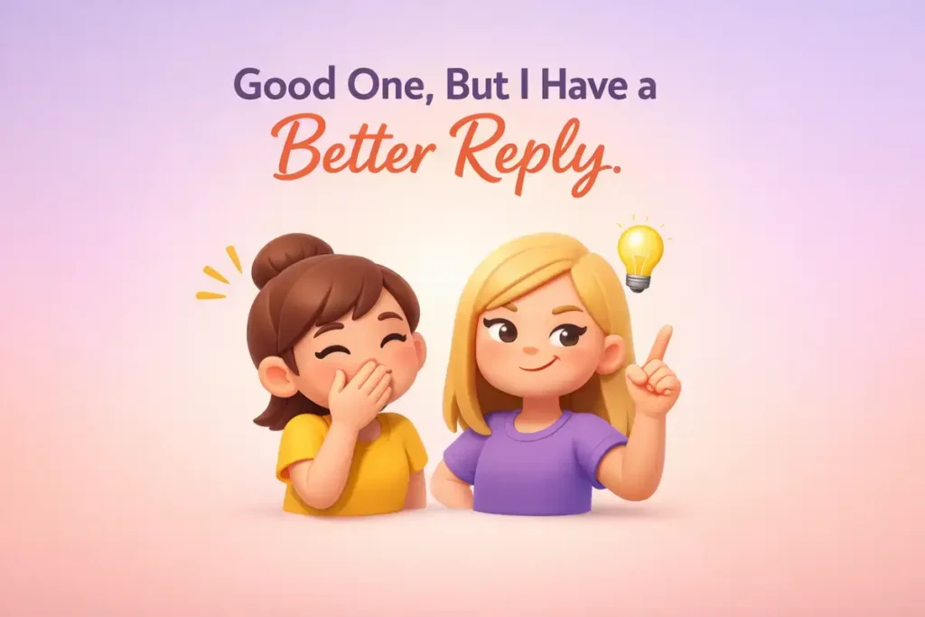 Playful Comebacks for funny  Moments