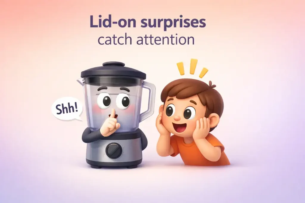 Social media-ready blender puns