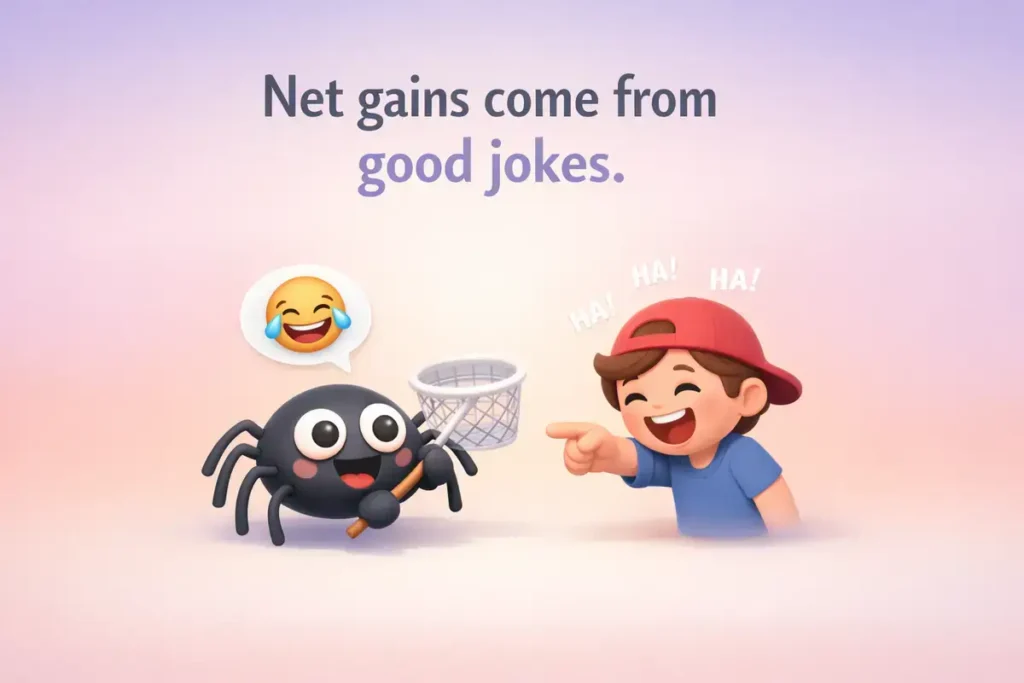 Social media spider captions