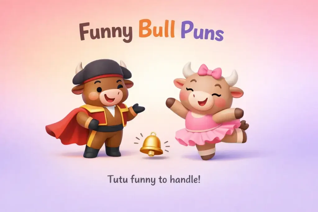 Bull Puns for Social Media Captions That Pop
