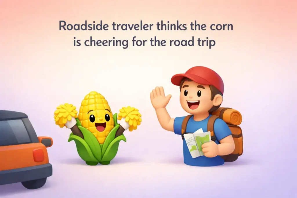 Midwest Road Trip Corn Humor