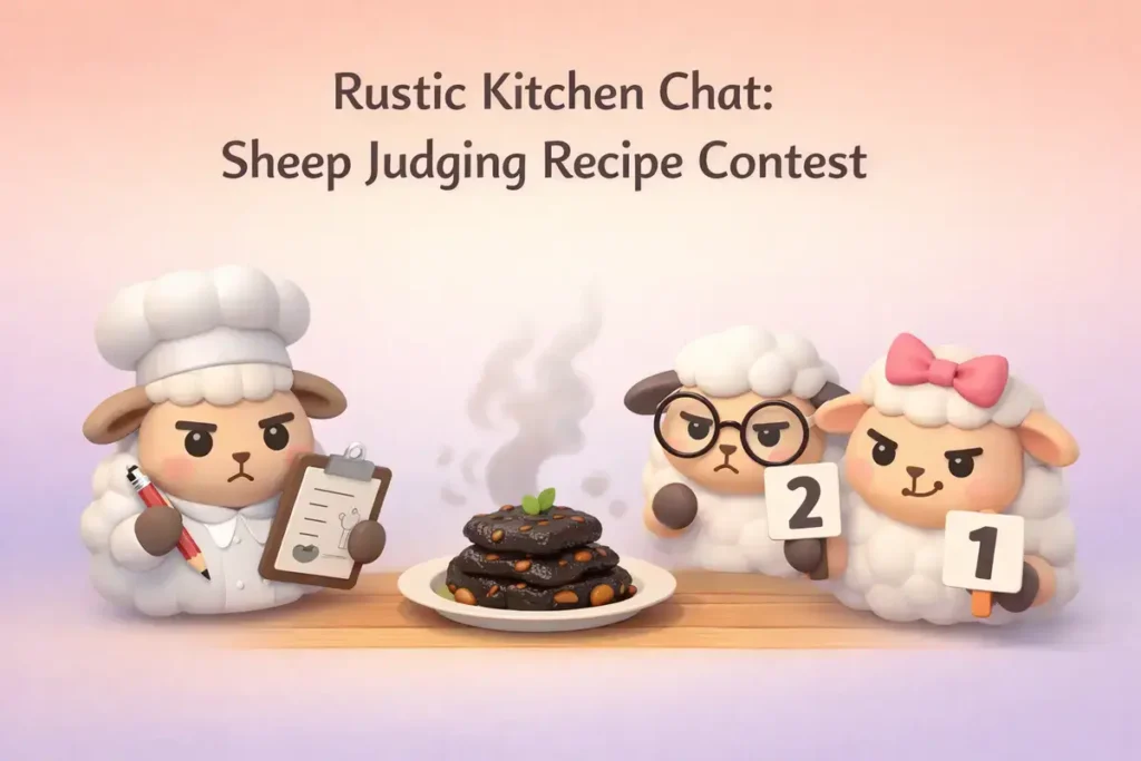 Cozy Farmhouse Humor Around Evening Fires