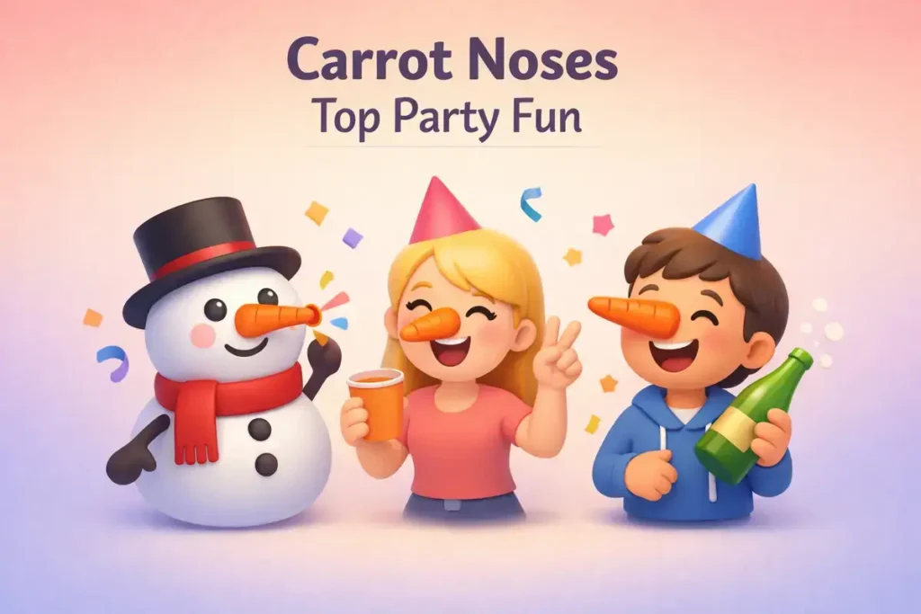 Snowman party and celebration puns