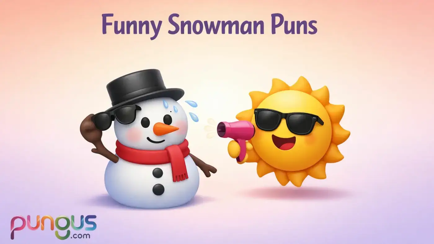 Snowman puns