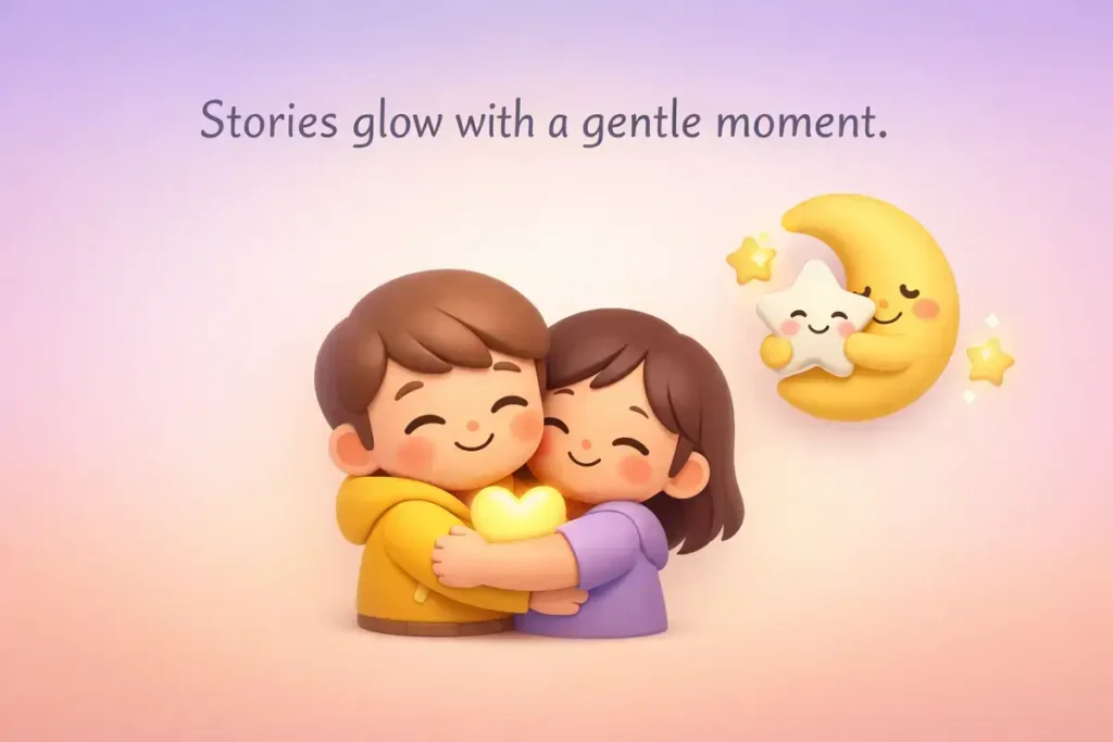 Social media hug captions that get attention