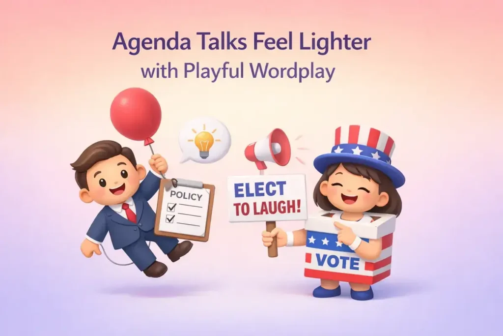 Campaign trail humor that keeps spirits high