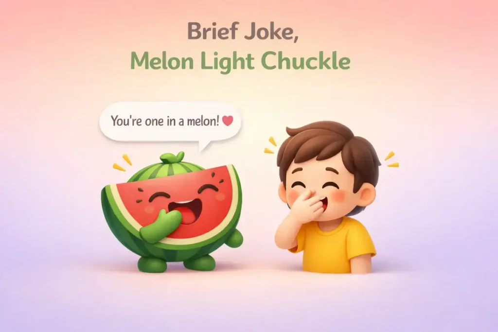 Melon wordplay for quick laughs
