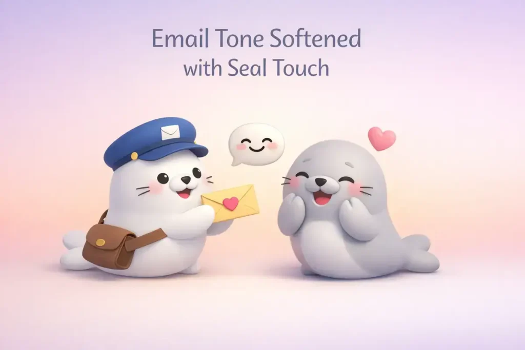 Seal humor for workplace ease and friendly flow