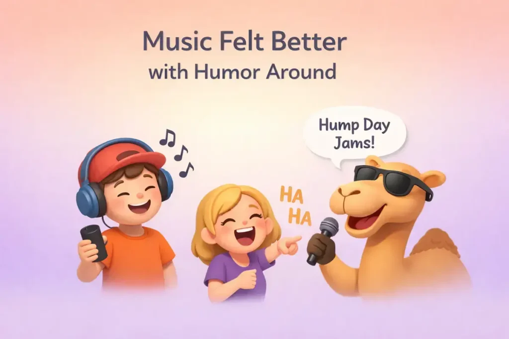 Camel humor for parties and social gatherings