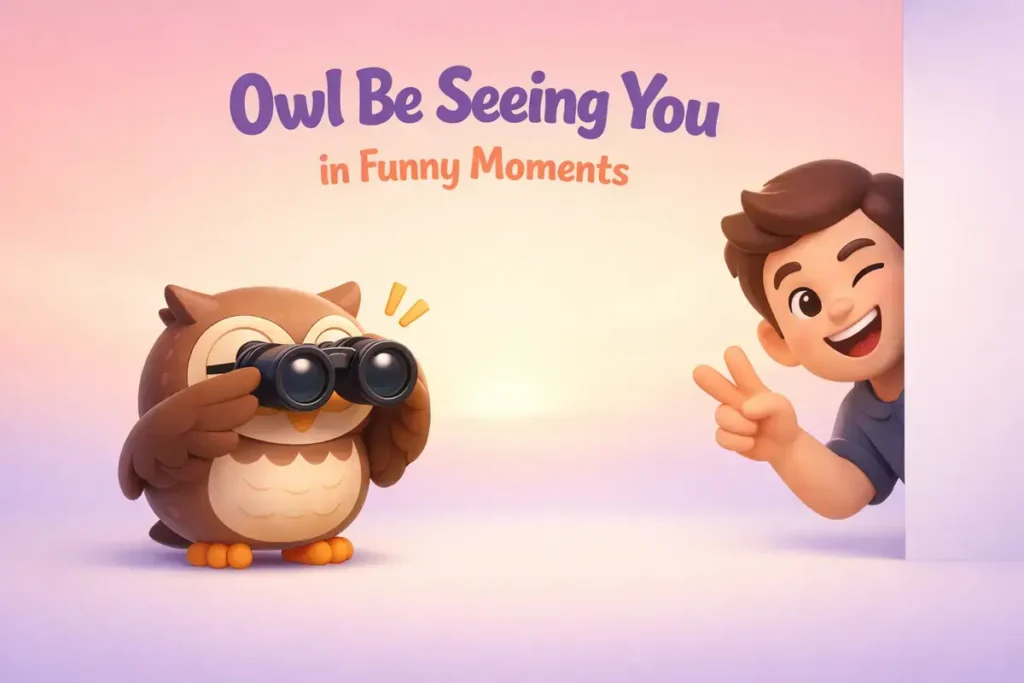 Owl wordplay that hoots with cleverness