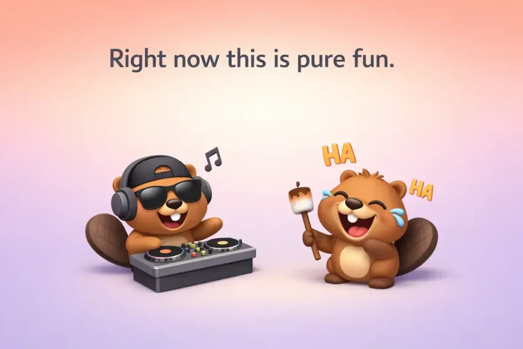Party and celebration beaver puns that energize