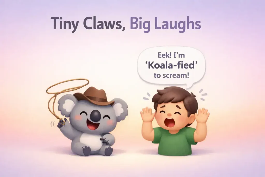 Koala puns for social posts and captions