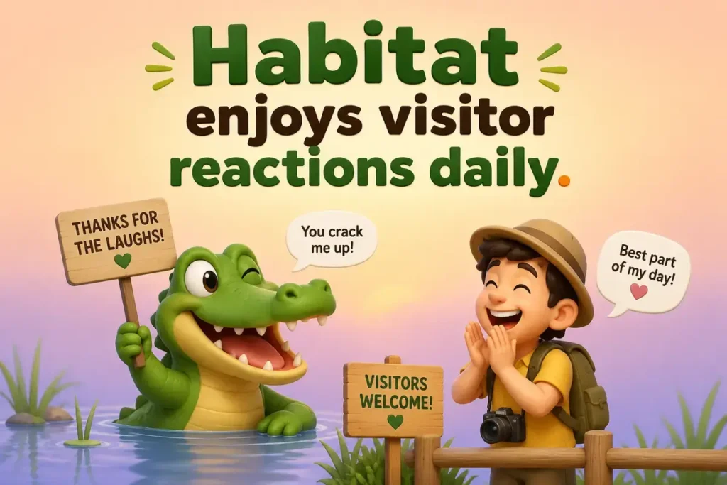Zoo Visit Crocodile Jokes Moments