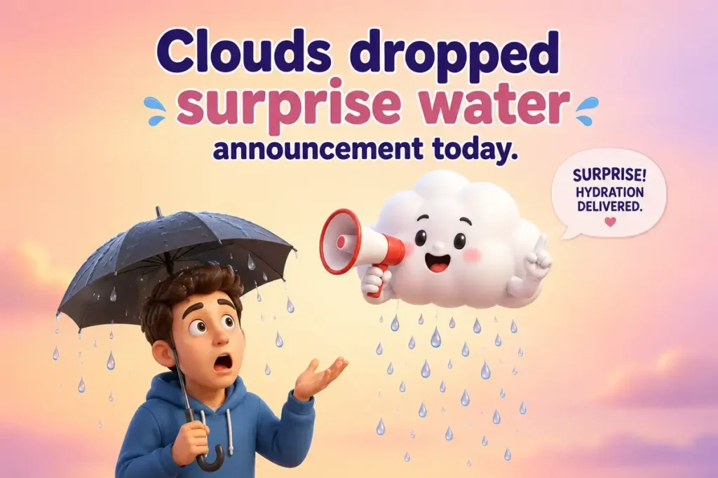 Rain Jokes For Sudden Showers