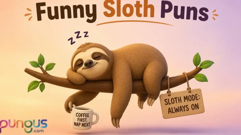 Sloth Puns