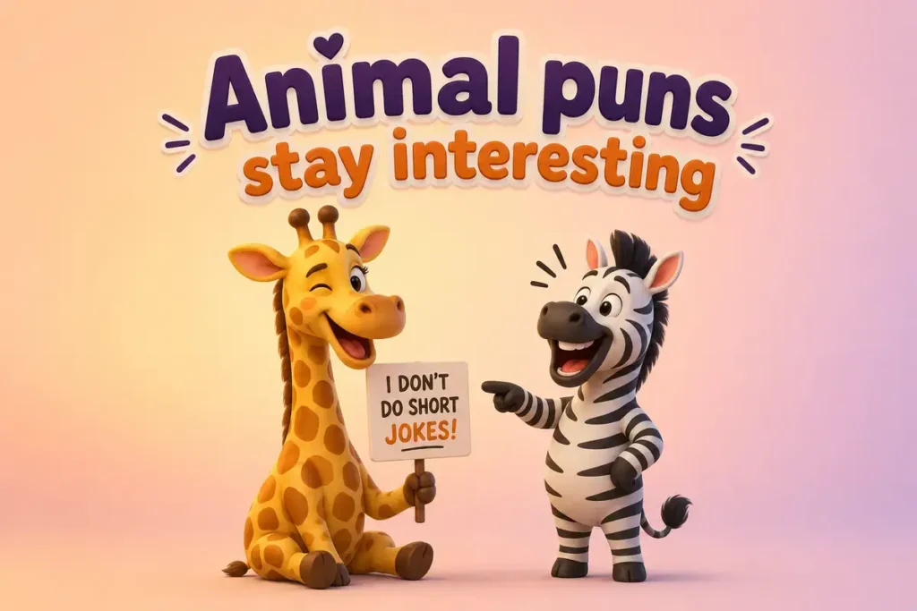 Creative giraffe jokes with fresh twists
