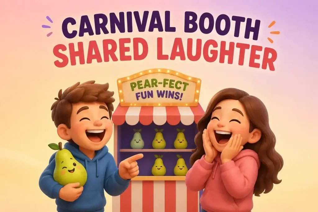 Pear Pair Laugh Together