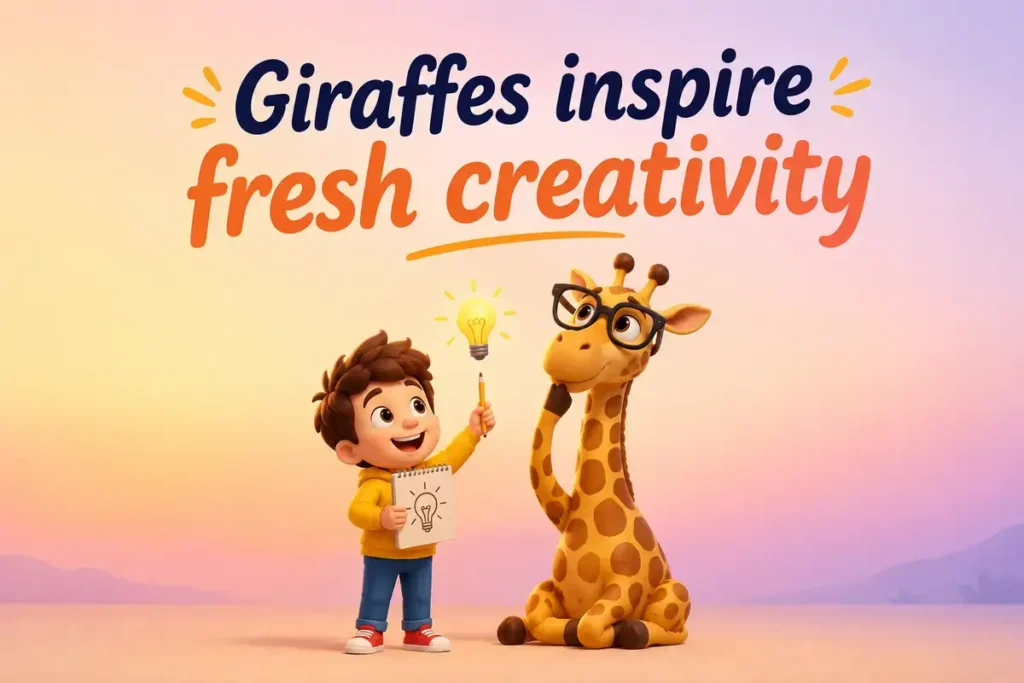 Giraffe jokes with animal wordplay