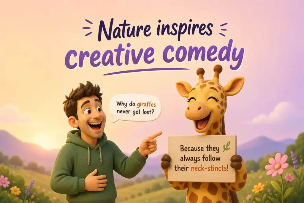 Short giraffe jokes for social media