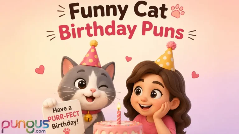 Cat Birthday Puns