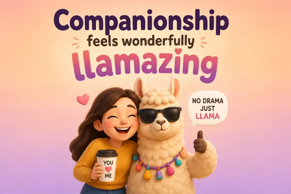 Love Llama Jokes And Friendship