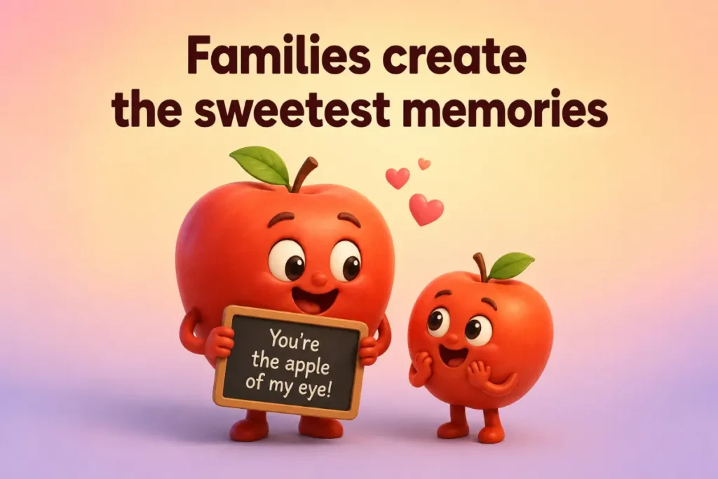 Apple Friendship And Family Fun