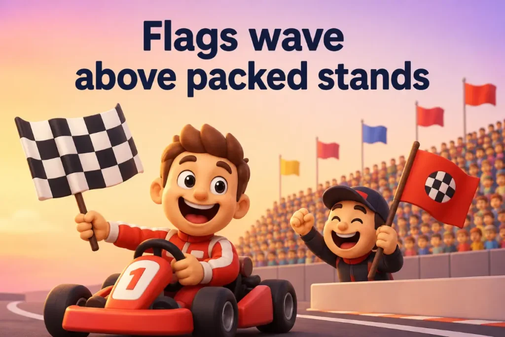 Racing Fans And Crowd Humor