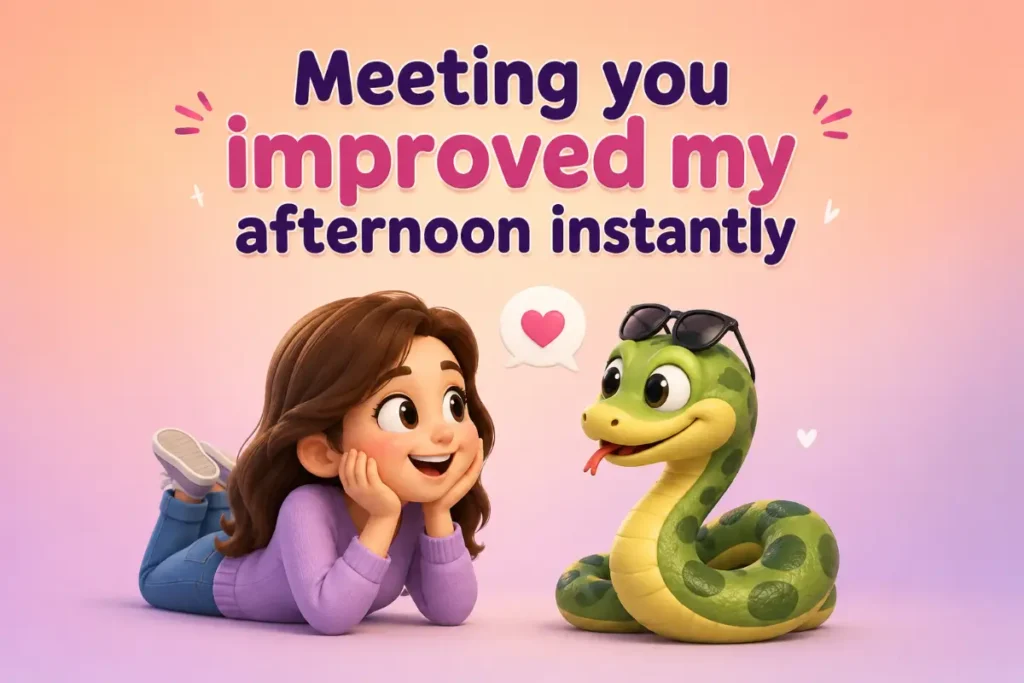 Clever Reptile Pick Up Lines