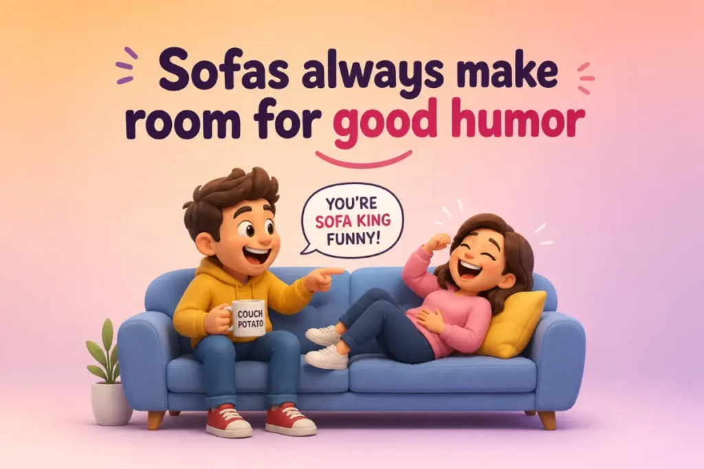 Funny Sofa Puns