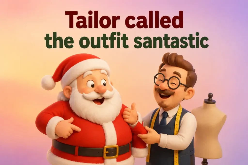 Santa Outfit Christmas Humor