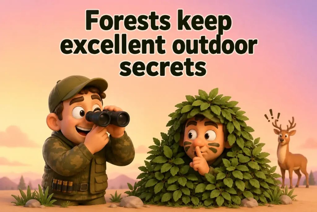 Funny hunting jokes outdoor scene